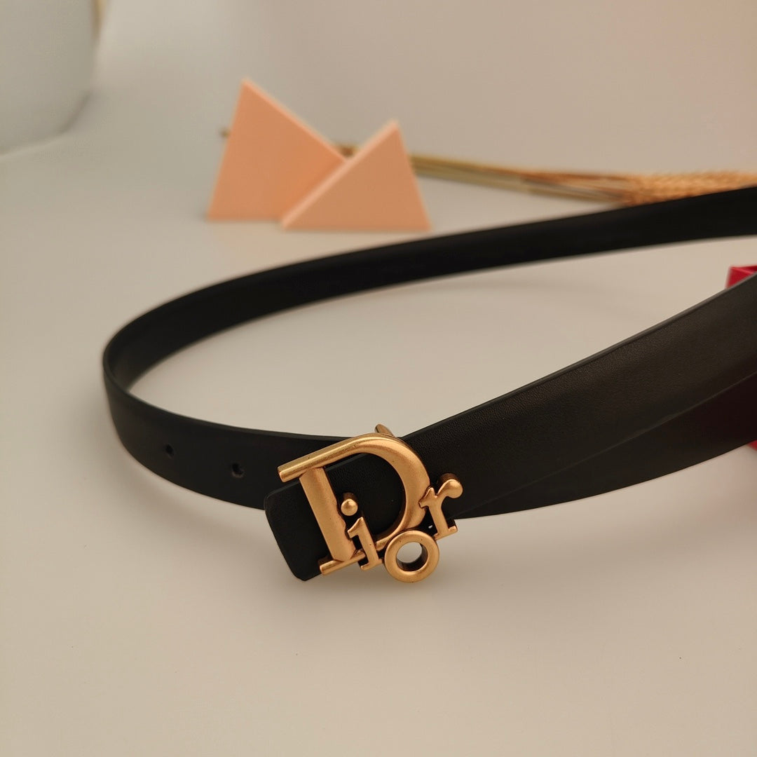 6 Colors Stylish Monogrammed Leather Belts