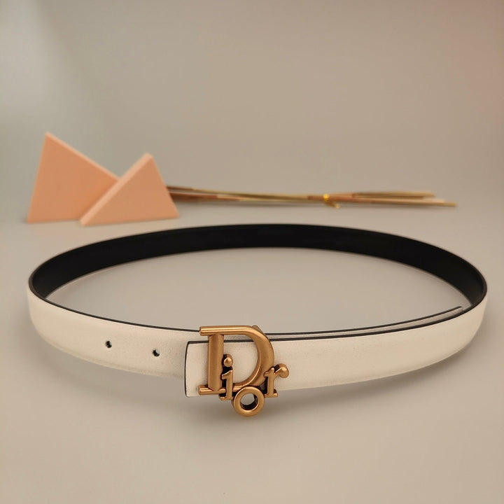 6 Colors Stylish Monogrammed Leather Belts