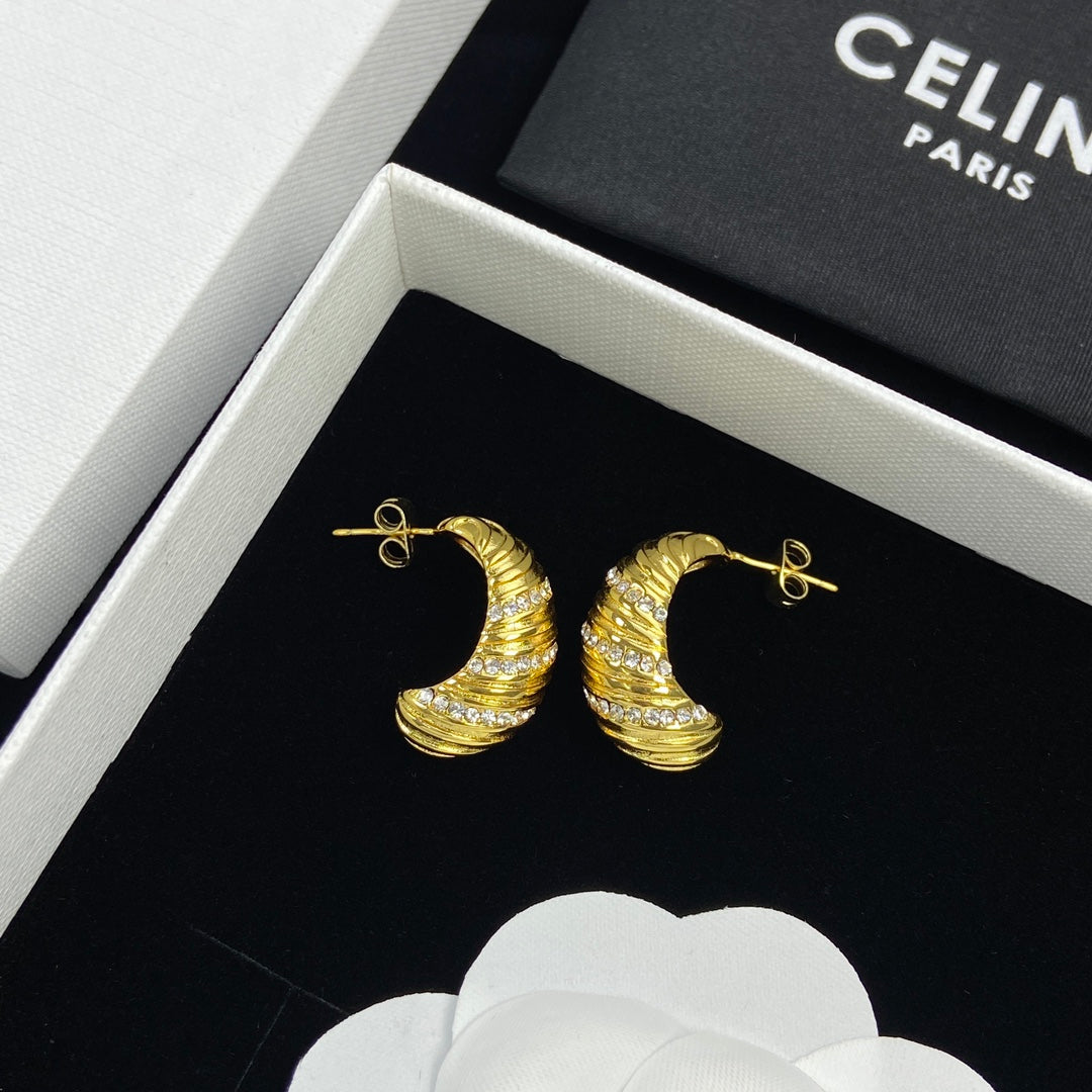 2024 new feather shape earrings