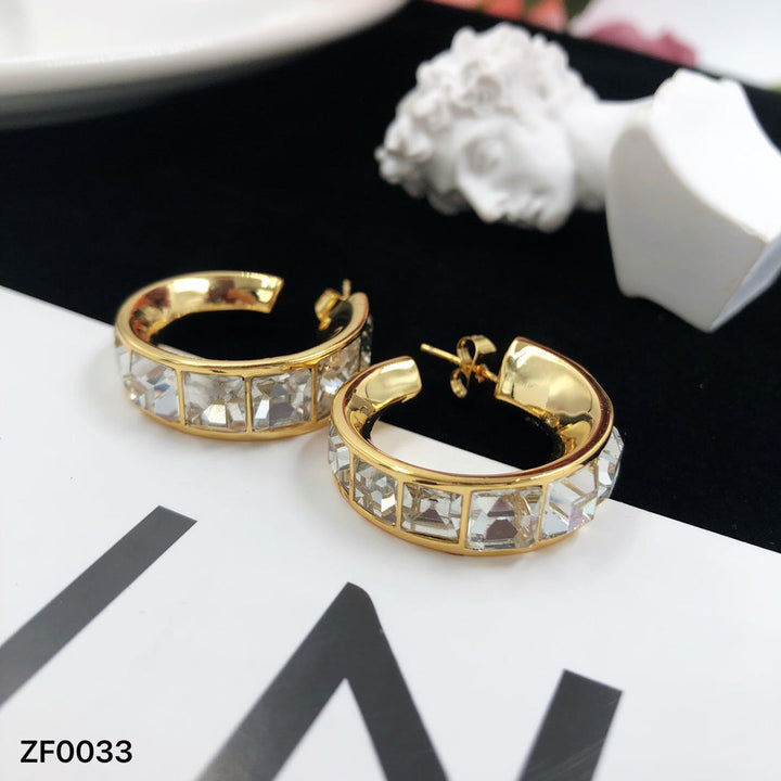 2024 fashion rhinestone earrings