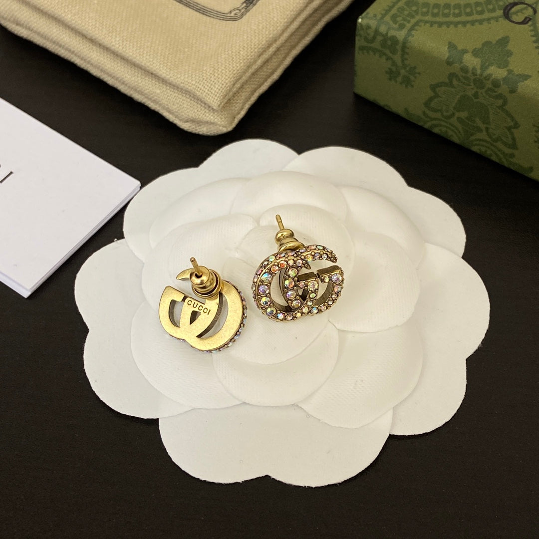 2024 Luxury Fashion Double G Earrings