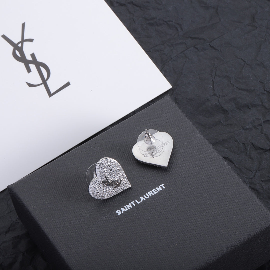 2024 luxury heart earrings