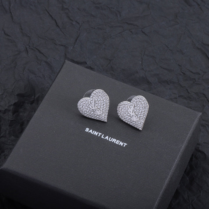 2024 luxury heart earrings