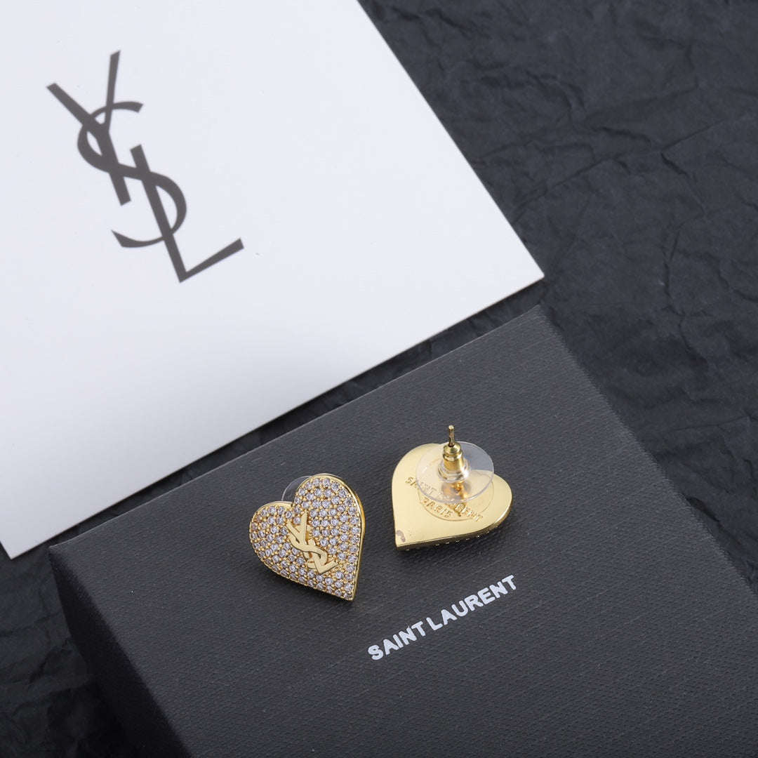 2024 luxury heart earrings