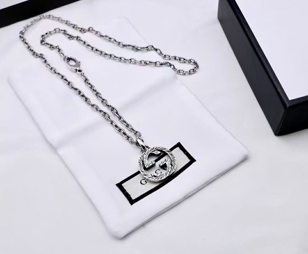 Fashion Simple Silver Pendant Necklace