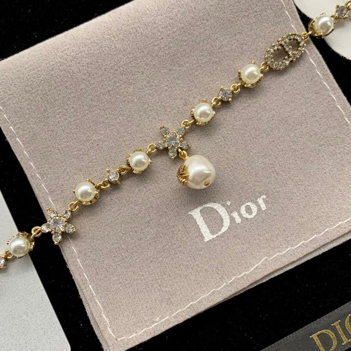 luxury pearl CD bracelet