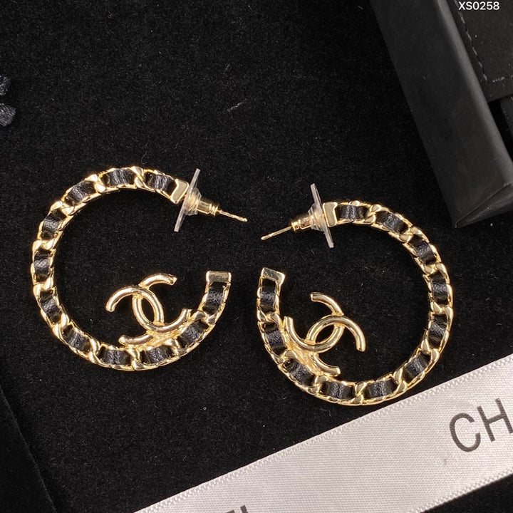 Deluxe Double C Earrings