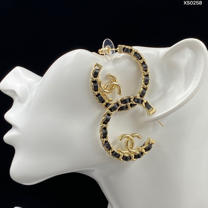 Deluxe Double C Earrings