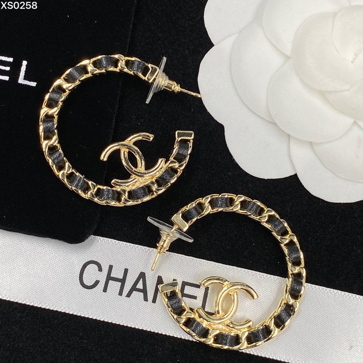 Deluxe Double C Earrings