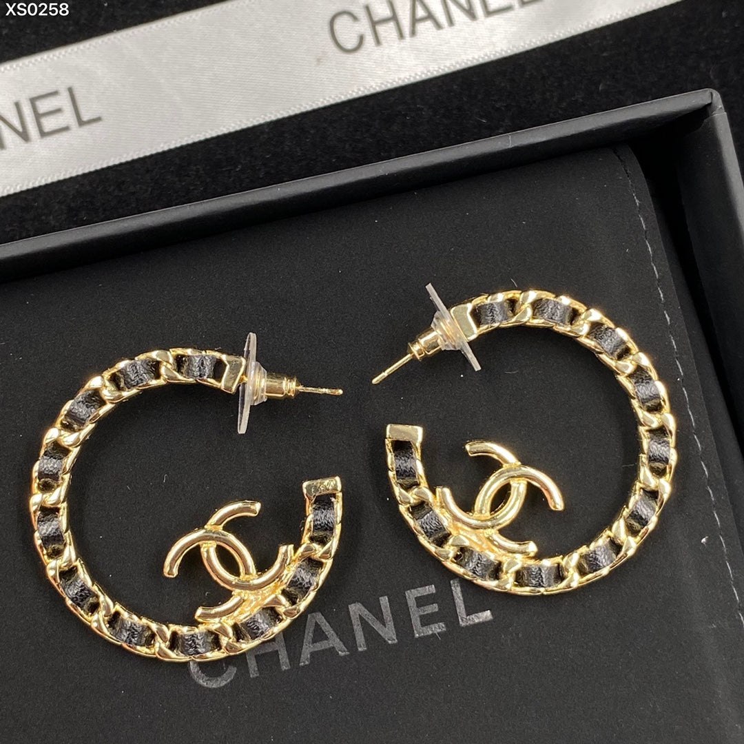 Deluxe Double C Earrings