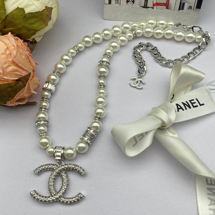 Luxury Double C Pendant Necklace