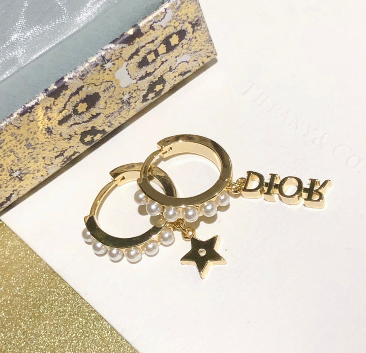 2024 New Asymmetric Star Letter Earrings