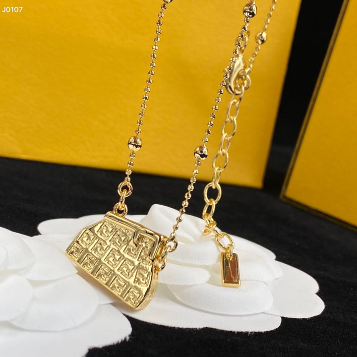 Luxury Bag Pendant Necklace