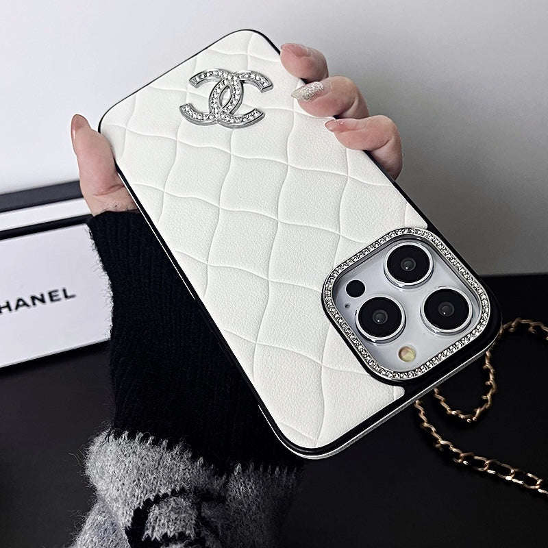 2024 New Sheepskin-Shiny Diamond Phone Case