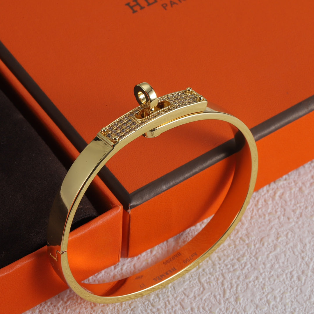 Classic Simple Brass Bracelet