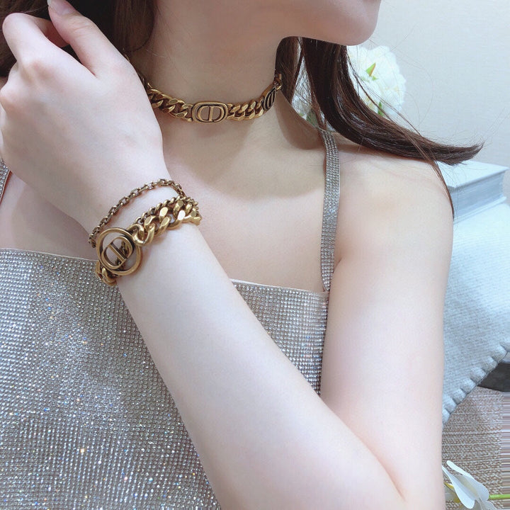 Luxury Multi-Layer Chain CD Bracelet