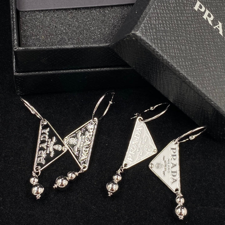 Luxury Triangle Gourd Dangle Earrings