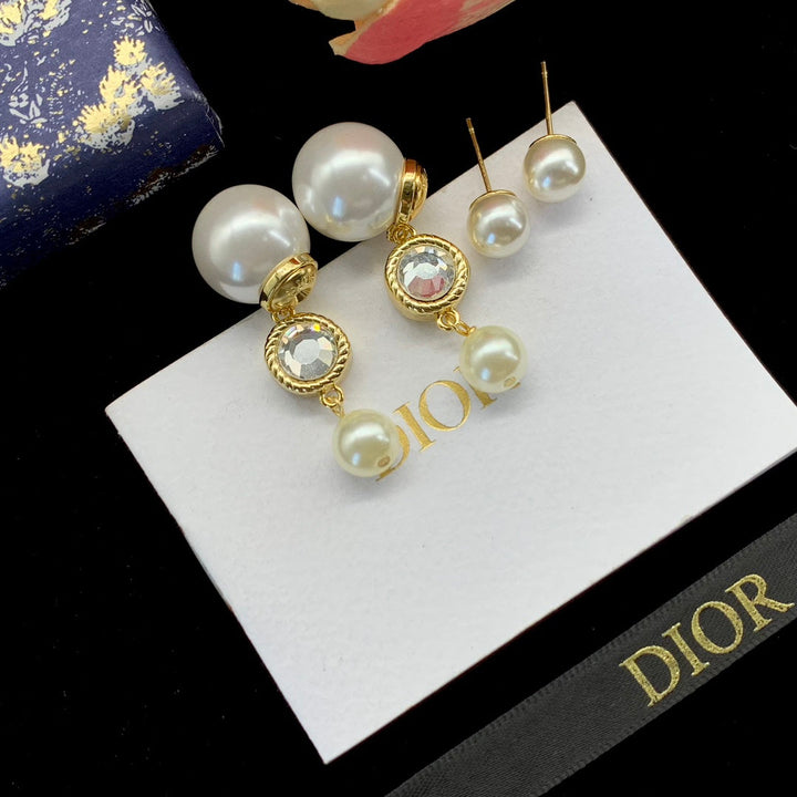 Luxury Eagle Eye Pearl Earrings