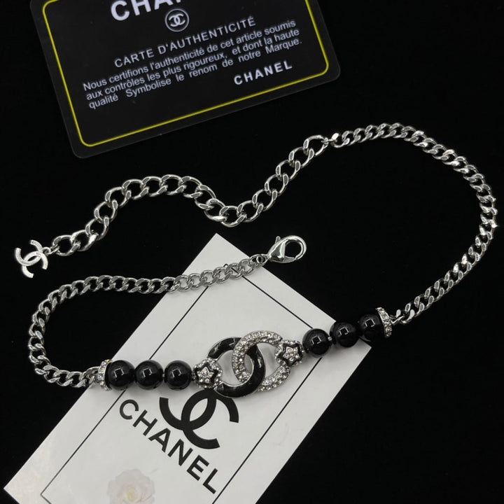 Luxury CC Two Color Necklace