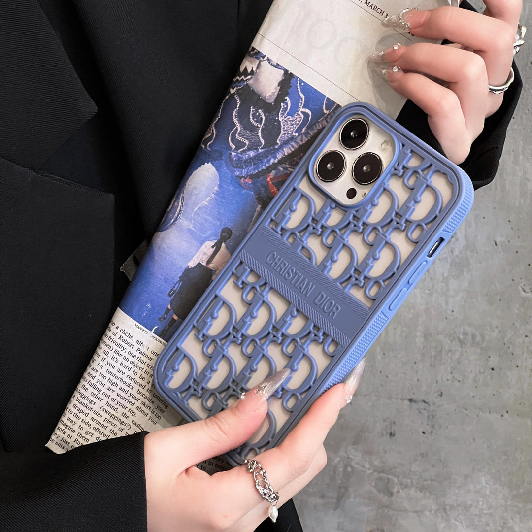 2024 Skeletonized Alphabet Series Phone Case