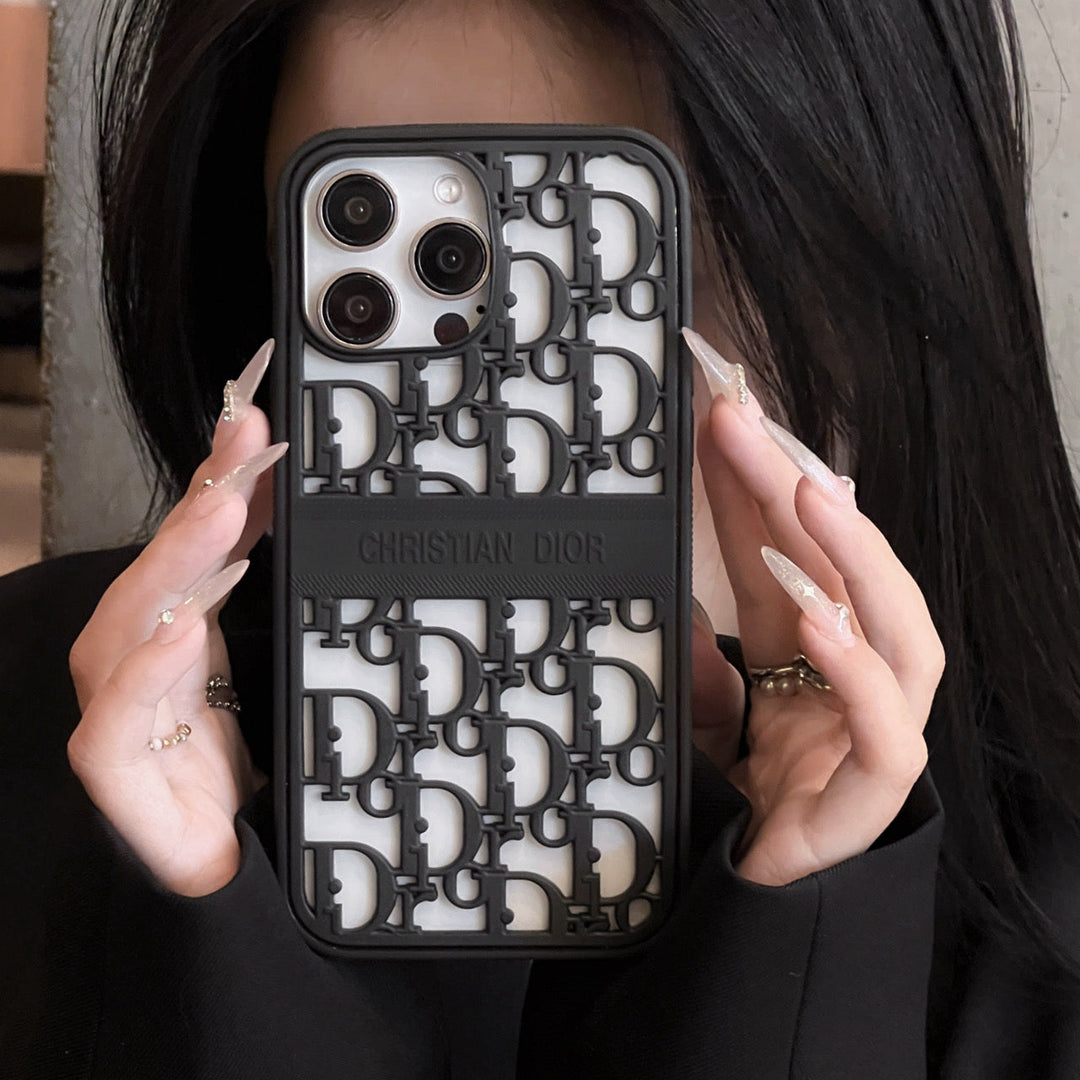 2024 Skeletonized Alphabet Series Phone Case