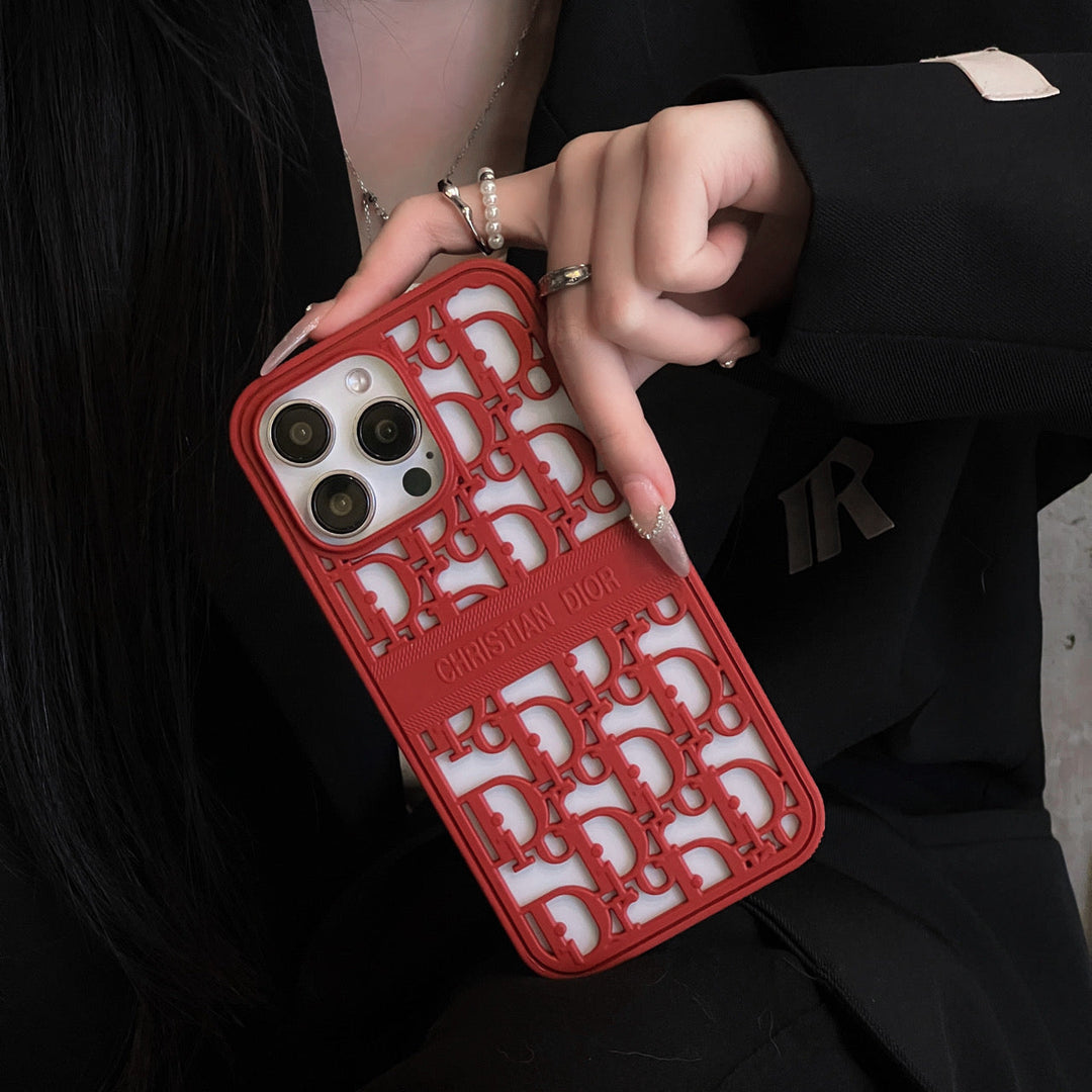 2024 Skeletonized Alphabet Series Phone Case