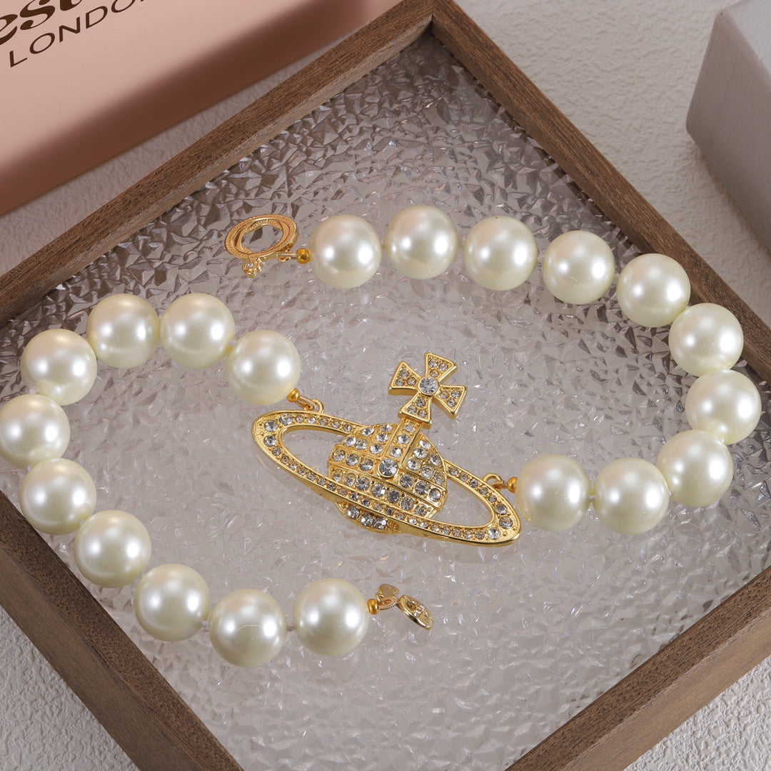 Luxury Large Pearl Necklace