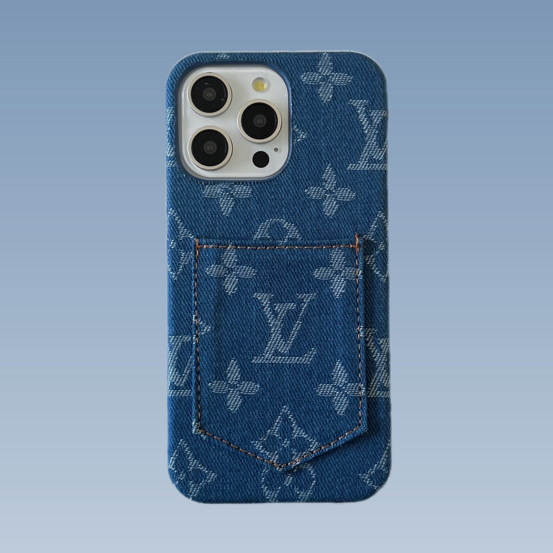 2024 Classic Vintage ~ Denim Pocket Phone Case