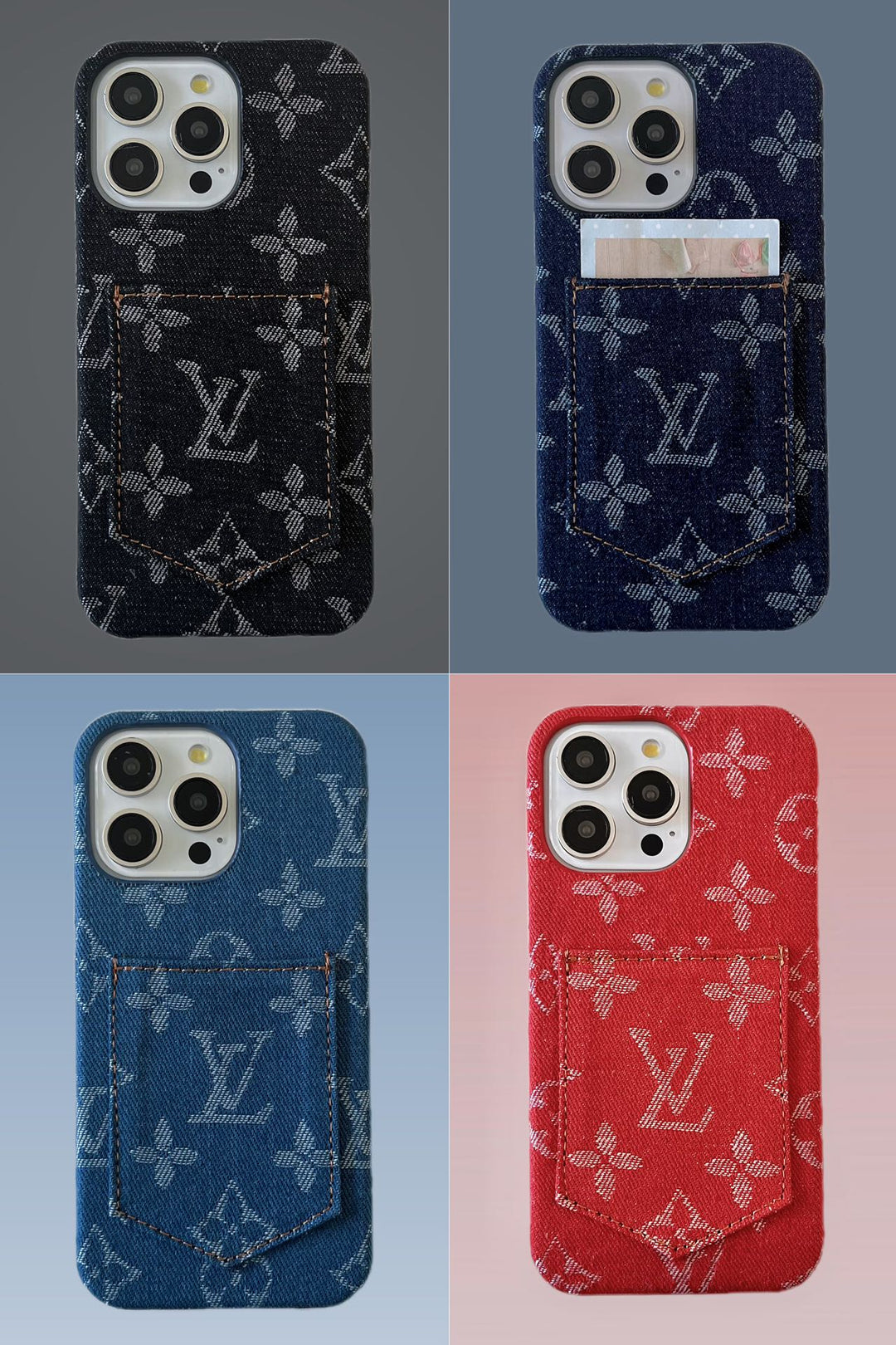 2024 Classic Vintage ~ Denim Pocket Phone Case